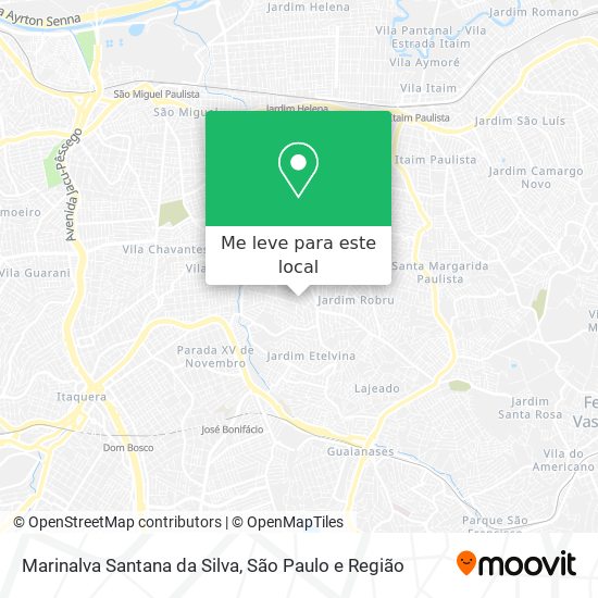 Marinalva Santana da Silva mapa