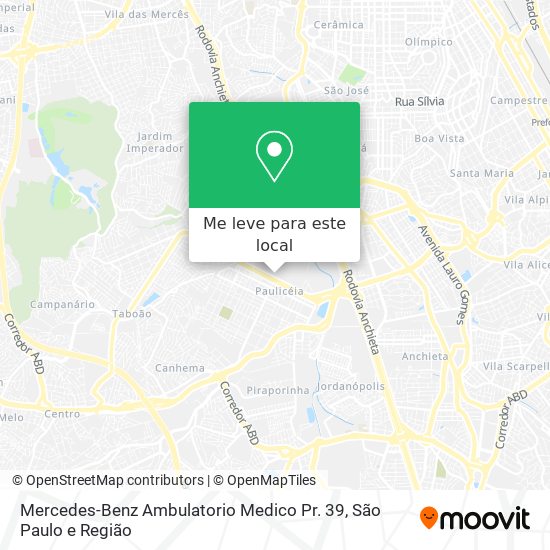 Mercedes-Benz Ambulatorio Medico Pr. 39 mapa