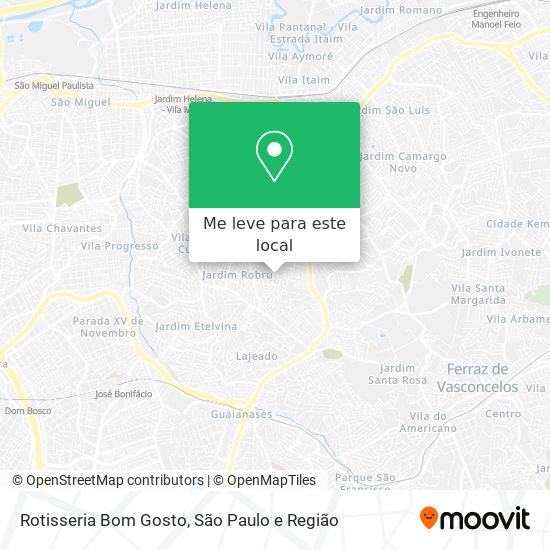 Rotisseria Bom Gosto mapa