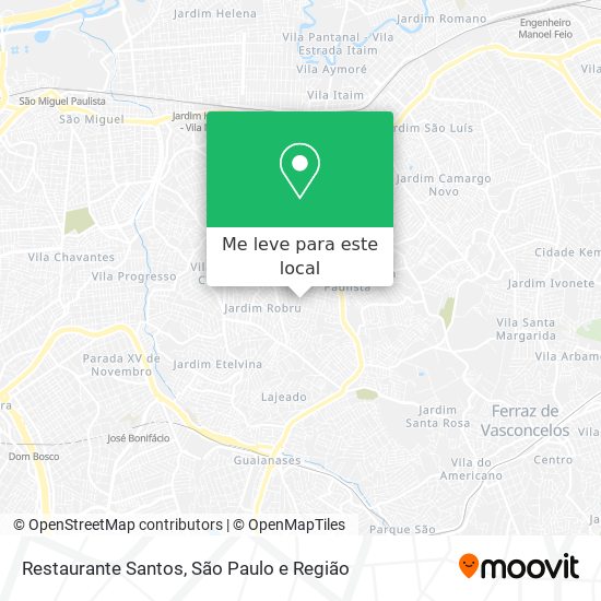 Restaurante Santos mapa