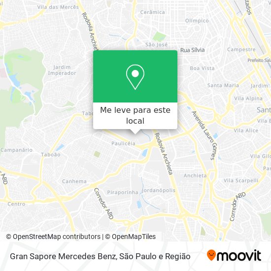 Gran Sapore Mercedes Benz mapa