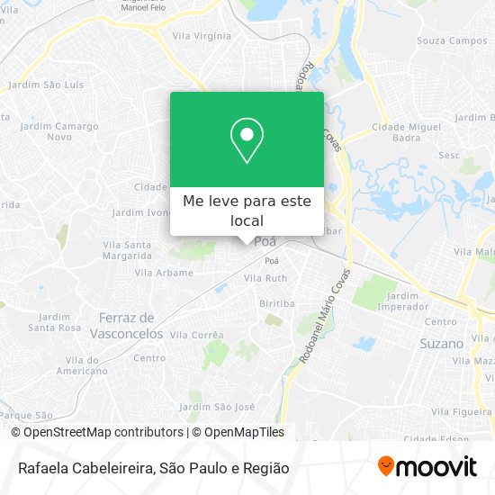 Rafaela Cabeleireira mapa