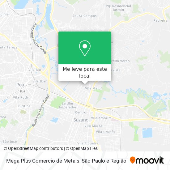 Mega Plus Comercio de Metais mapa