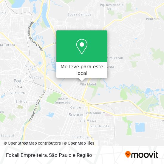 Fokall Empreiteira mapa