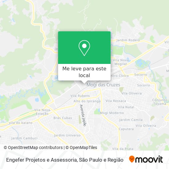 Engefer Projetos e Assessoria mapa