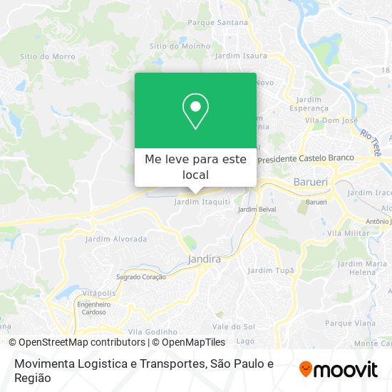 Movimenta Logistica e Transportes mapa