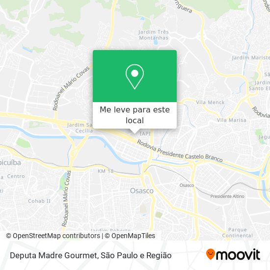 Deputa Madre Gourmet mapa