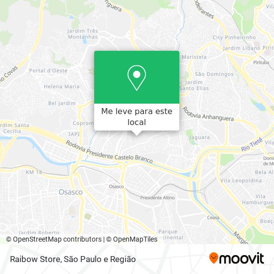 Raibow Store mapa