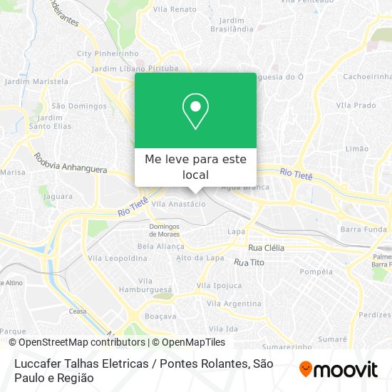 Luccafer Talhas Eletricas / Pontes Rolantes mapa