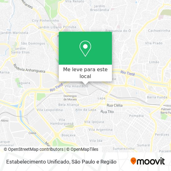 Estabelecimento Unificado mapa