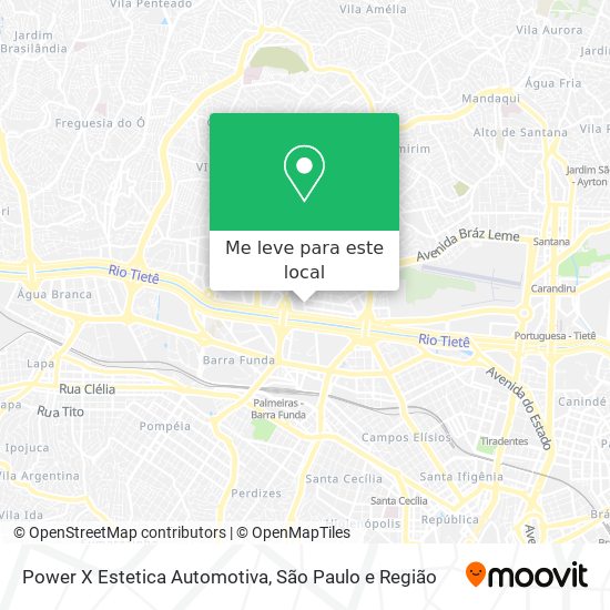 Power X Estetica Automotiva mapa