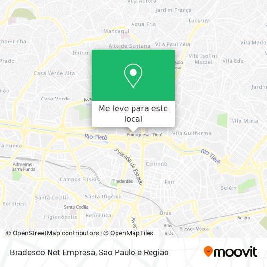 Bradesco Net Empresa mapa