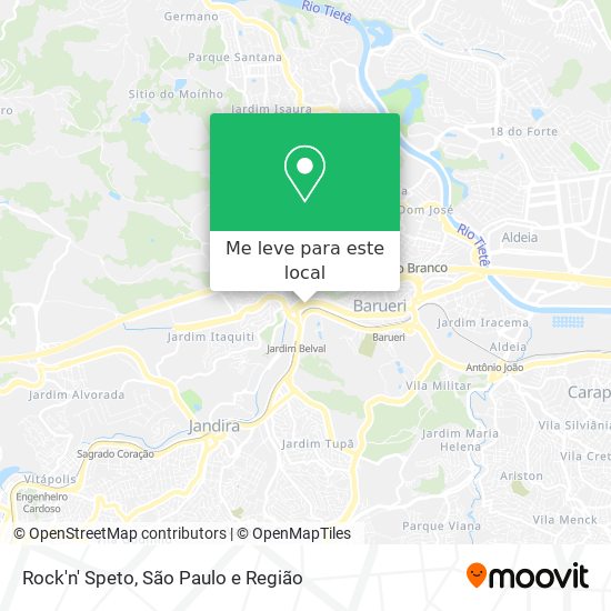 Rock'n' Speto mapa