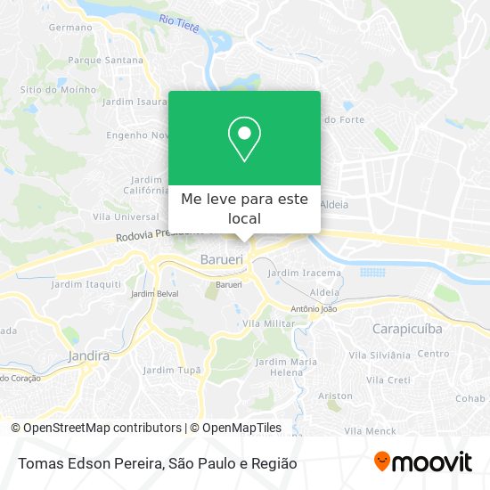 Tomas Edson Pereira mapa