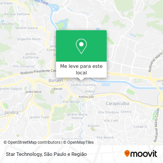 Star Technology mapa