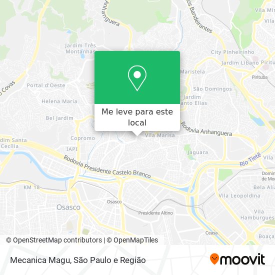 Mecanica Magu mapa