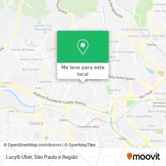 Lucylli Uber mapa