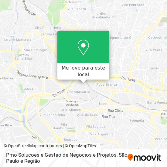 Pmo Solucoes e Gestao de Negocios e Projetos mapa