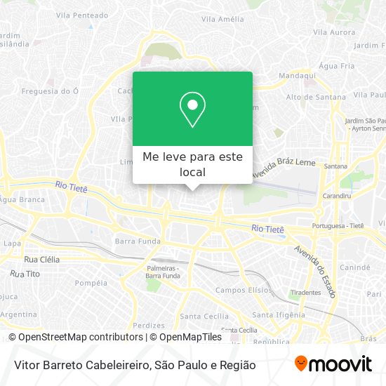 Vitor Barreto Cabeleireiro mapa