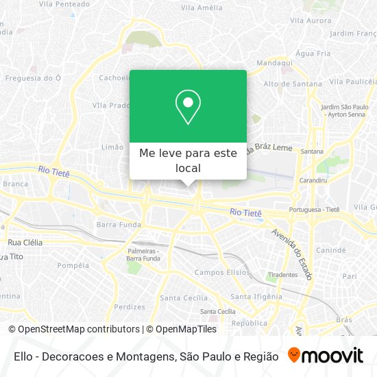 Ello - Decoracoes e Montagens mapa