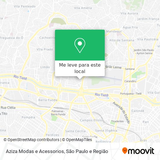 Aziza Modas e Acessorios mapa