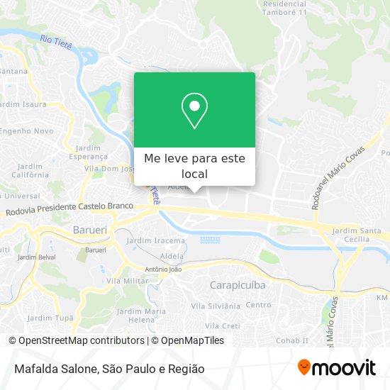 Mafalda Salone mapa