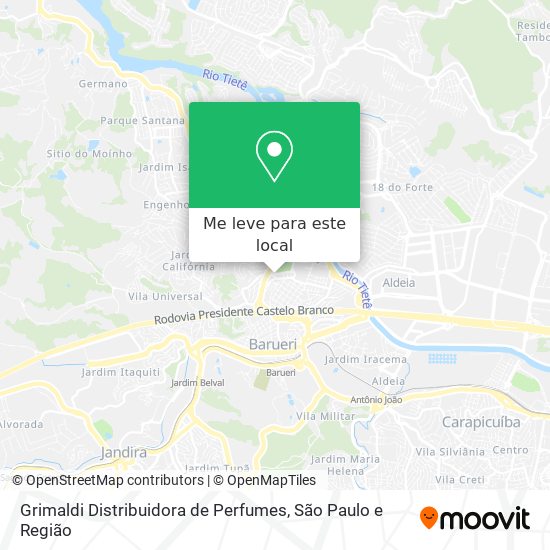 Grimaldi Distribuidora de Perfumes mapa