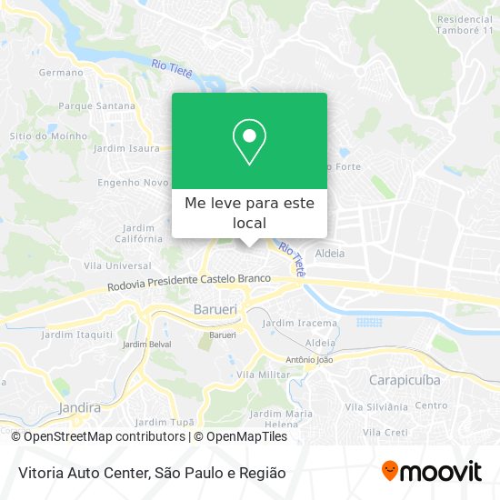 Vitoria Auto Center mapa