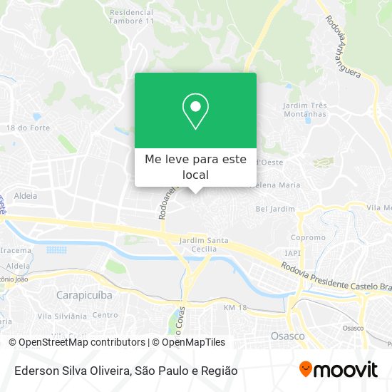 Ederson Silva Oliveira mapa