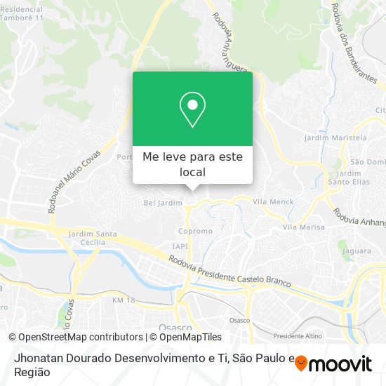 Jhonatan Dourado Desenvolvimento e Ti mapa