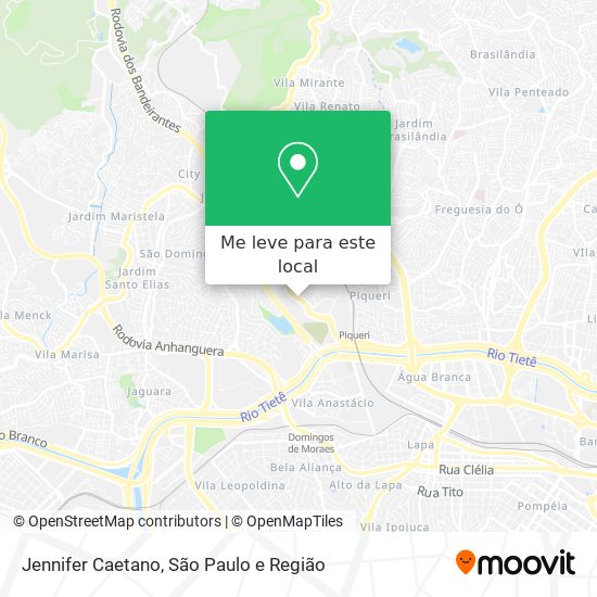 Jennifer Caetano mapa