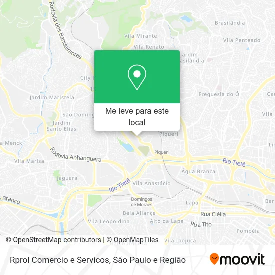 Rprol Comercio e Servicos mapa