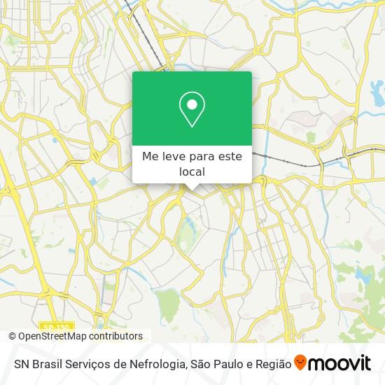 SN Brasil Serviços de Nefrologia mapa