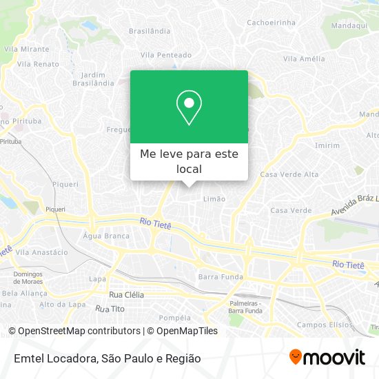 Emtel Locadora mapa