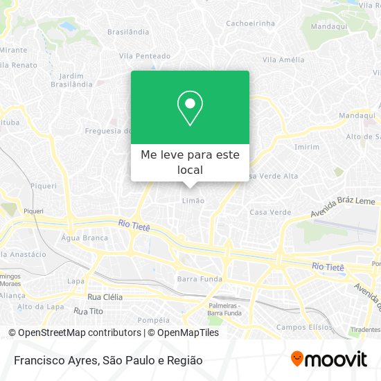 Francisco Ayres mapa