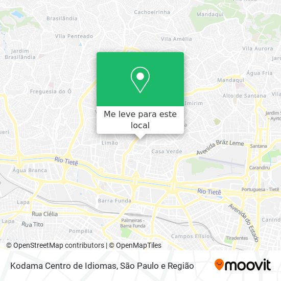 Kodama Centro de Idiomas mapa