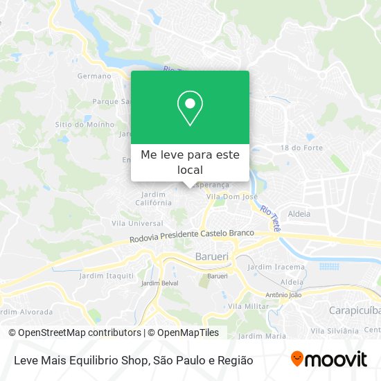 Leve Mais Equilibrio Shop mapa