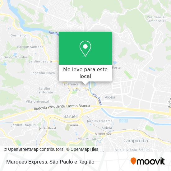 Marques Express mapa