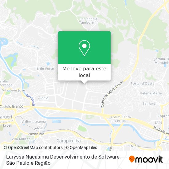 Laryssa Nacasima Desenvolvimento de Software mapa