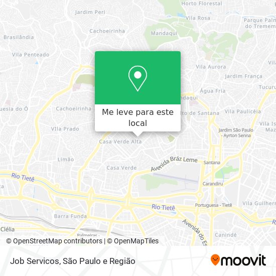 Job Servicos mapa