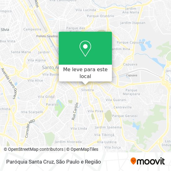 Paróquia Santa Cruz mapa