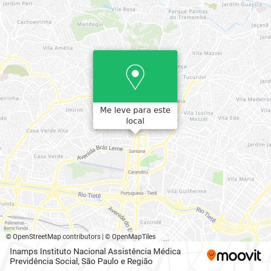 Inamps Instituto Nacional Assistência Médica Previdência Social mapa