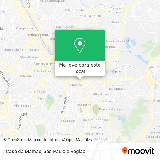 Casa da Mamãe mapa