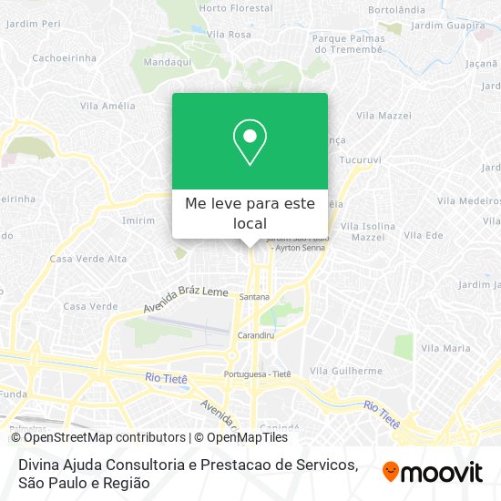 Divina Ajuda Consultoria e Prestacao de Servicos mapa