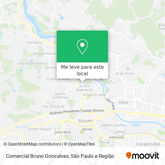 Comercial Bruno Goncalves mapa
