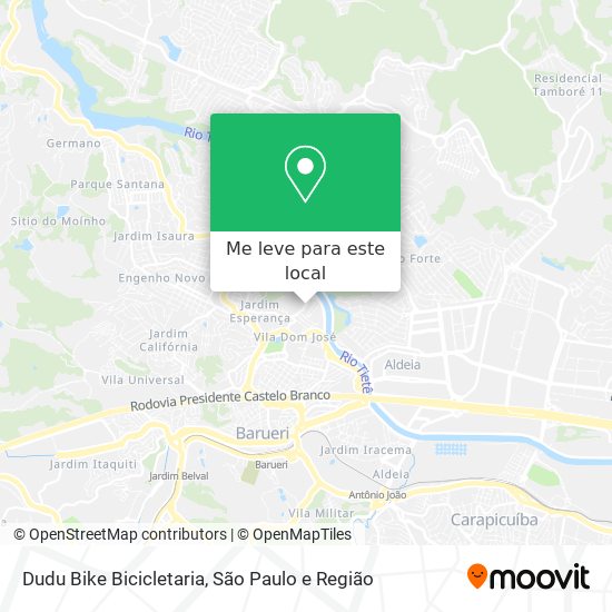 Dudu Bike Bicicletaria mapa