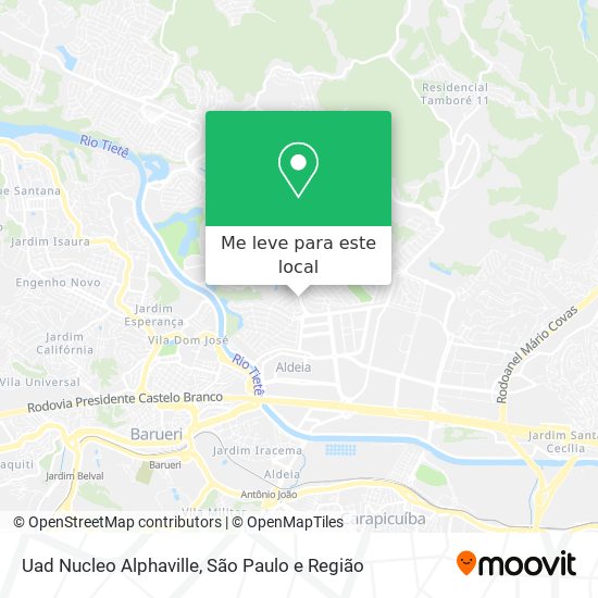 Uad Nucleo Alphaville mapa