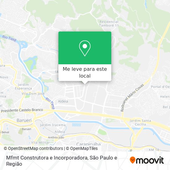 Mfmt Construtora e Incorporadora mapa