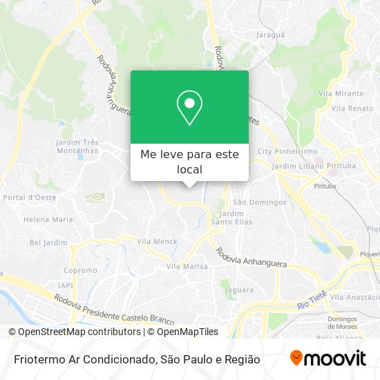 Friotermo Ar Condicionado mapa