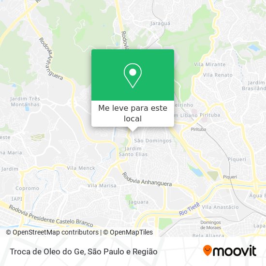 Troca de Oleo do Ge mapa